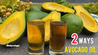 HOW TO MAKE AVOCADO OIL AT HOME HOMEMADE AVOCADO OIL FROM SCRATCH2 WAYS avocado oil SEED amp SKIN [upl. by Fortune]