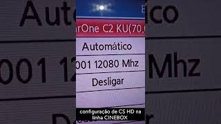 CINEBOX funcionando com CS HD 100 [upl. by Kashden]