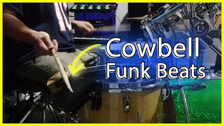 4 Funky Cowbell Drum Beats [upl. by Sihtam213]