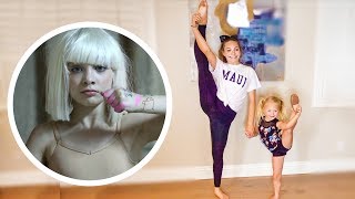 MADDIE ZIEGLER TEACHES EVERLEIGH HER OLD DANCE SOLO [upl. by Brunelle]