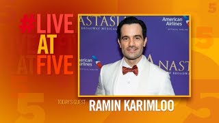 LiveAtFive with Ramin Karimloo from ANASTASIA [upl. by Broucek190]