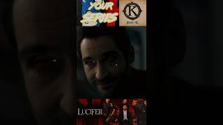 Lucifer Scares Bully With Devil Eyes 😈 shorts tv series movie lucifer [upl. by Etra]