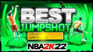 BEST JUMPSHOT IN NBA 2K22 BEST CUSTOM JUMPSHOT FOR ALL BUILDS NBA 2K22 BEST BUILD NBA 2K22 [upl. by Shae]