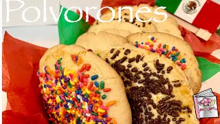 🇲🇽COMO HACER POLVORONES MEXICANOS con chispas How to make Mexican Polvorones [upl. by Latif932]