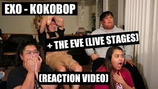 EXO  Kokobop amp The Eve Live Stages  Reaction Video [upl. by Ashti]