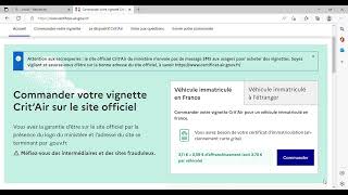 Comment commander une vignette critair [upl. by Aubrette]