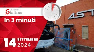 “IN TRE MINUTI” NOTIZIARIO DEL 14 SETTEMBRE 2024 [upl. by Ttelracs]