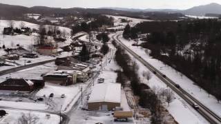 Aerial Ashe 30  Snowflakes Over Jefferson [upl. by Tomkin]