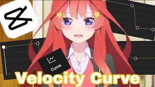 Anime Edit Velocity Curve Tutorial  CapCut [upl. by Eek]