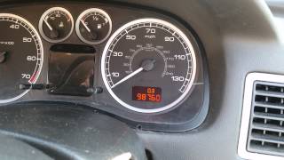 Peugeot 307 14 speedo clock faulty how to fix [upl. by Trainer]