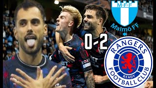 GERS DELIVER BEST PERFORMANCE OF THE SEASON MALMO 02 RANGERS  MATCH REVIEW  EUROPA LEAGUE [upl. by Sueahccaz551]