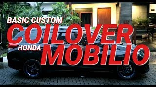 Honda Mobilio using Basic Custom Coilover  Coilover Made in Indonesia [upl. by Pulcheria]