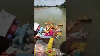 Ganpati VisarjanGanpati bappa Ganpati visarjan ganpati bappa morya YouTube shorts trending vid [upl. by Collum]