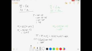 Cournot Duopoly with Asymmetric Costs [upl. by Onailil601]