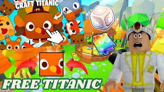 TITANIC FACIL NOVA UPDATE PET SIMULATOR 99 [upl. by Namlak154]