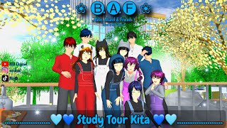 ❀ BAF ❀ 6  Study Tour Kita 💙  Drama Sakura School Simulator  mirchannel [upl. by Atiuqiram]