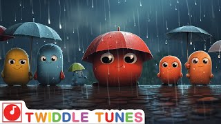 Pitter Patter Rain Song  Little Drops of Rain  Rain Drops Nursery Rhymes  Kids Song [upl. by Nemad]