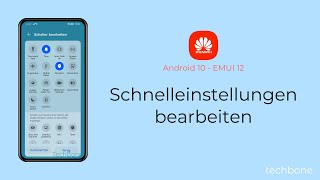 Schnelleinstellungen bearbeiten  Huawei Android 10  EMUI 12 [upl. by Hcahsem]