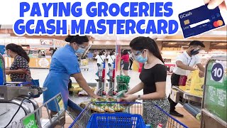 Using GCash MasterCard in Paying Groceries [upl. by Oisorbma410]