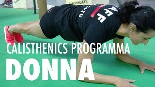 CALISTHENICS 🙍🏻 DONNA PROGRAMMA 🗓 GRATUITO PER INIZIARE [upl. by Cassandra681]