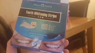 Stella White Teeth Whitening Strips  TestReview [upl. by Banyaz]