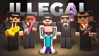 Can I Stop this ILLEGAL WEAPONS Business in this Minecraft SMP [upl. by Rockie]