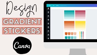 How To Design Planner Stickers in Canva  Planner Stickers Tutorial [upl. by Oiramel]