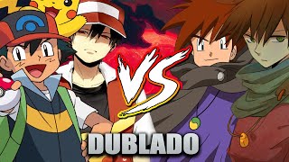 Pokémon  Ash e Red Vs Gary e Blue Oak DUBLADO [upl. by Adnahsar]