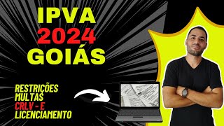 ✅ IPVA 2024 GO ✅ Multas CRLVDigital Dívida Ativa  2024™ ipva2024 [upl. by Ivett19]