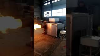 Biomass stove Biomass boiler burner Biomass pellet burner [upl. by Lai]