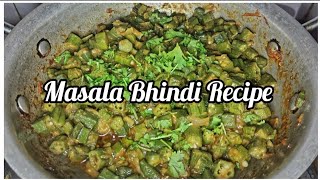 Masala Bhindi  Dhaba style masala Bhindi  Bhindi masala recipe  Masala Okra recipe masalabhindi [upl. by Caffrey453]