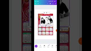 Como salvar e fazer foto Calendário 2025 de Feliz Natal no Canva [upl. by Ailefo]