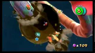 Super Mario Galaxy 2 100  Bowser Jrs Fiery Flotilla  Gobbleguts Aching Belly [upl. by Cynth]