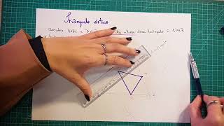 Construção de triângulo órtico em um triângulo acutângulo [upl. by Lyon]
