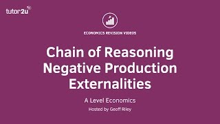 10 A Level Economics Analysis on Negative Externalities [upl. by Llehcnom]