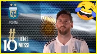 LA VERDADERA FORMACIÓN DE ARGENTINA VS CROACIA PARODIA [upl. by Ahselet955]