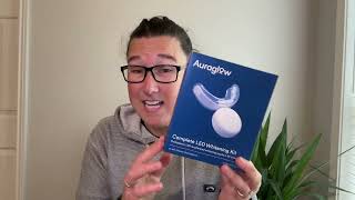 Auraglow Teeth Whitening Kit  Product Review [upl. by Haldes]