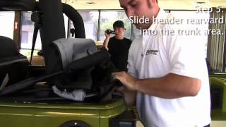 Jeep Wrangler Soft Top Installation  Jeep Dealer In Milford [upl. by Nnylyram611]