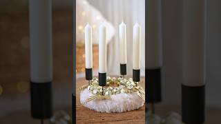 Adventskranz aus einem Kissenbezug 🎄 christmas diy weihnachtsdeko christmasdecor [upl. by Arbuckle]