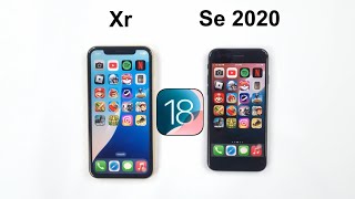 iOS 18  iPhone XR vs iPhone SE 2020 Speed Test Comparison [upl. by Gatias786]