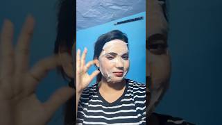 Face sheet mask zuddio😜😜shortfeed youtubeshorts zuddiosheetmaskreview glowingskin shorts [upl. by Neelyar]