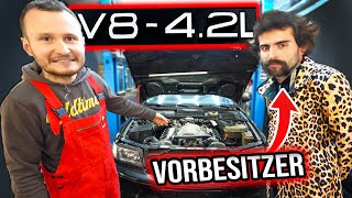 Die WAHRHEIT vom VORBESITZER Audi A8 V8 42L [upl. by Gudrun893]