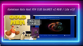 PS4 Jailbreak Kameleon Host PS4 9 00Fw on ESP32 S2 with GoldHEN v24b18  GoldHEN Lite v10 [upl. by Derna]