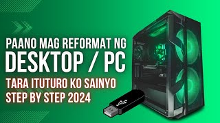 Tara Mag Reformat ng Desktop  PC ituturo ko sainyo step by step 2024 idoljuliustube [upl. by Gunther46]