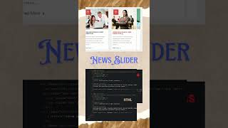 News Slider coding webdesign learnwebdev htmlcss [upl. by Hisbe]