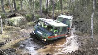 Bv206 Terrängkörning i Karlskrona mars 2015 klipp 2 [upl. by Shipman799]