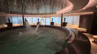 Holland America MS Rotterdam Thermal Spa Suite amp Thalasso Pool Tour [upl. by Shelburne]