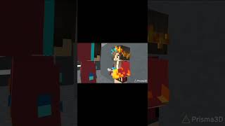 Kiss Animasi Prisma 3d minecraft animasi shorts prisma3d animation [upl. by Freida]