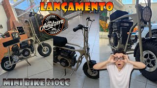 Mini Bike 210cc Tomahawk luxo Amilzera sob encomenda [upl. by Lorsung]