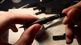 LAMY Safari Fountain Pen REVIEW and how to fill the Safari Converter Z24 [upl. by Neltiac]